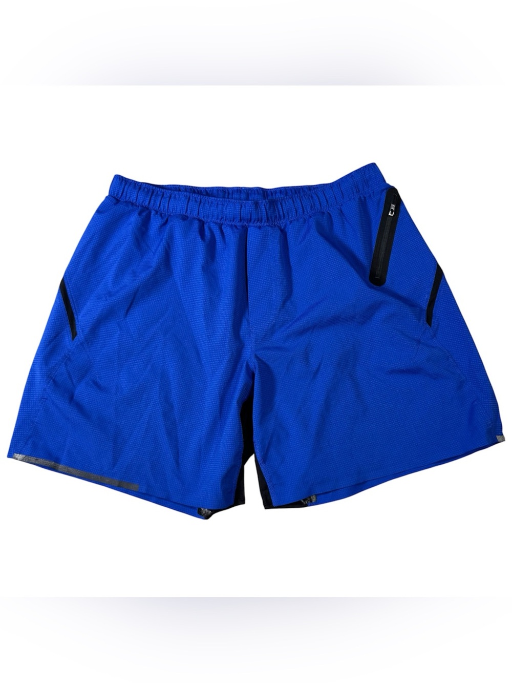 Lululemon Surge Men’s Athletic Brief Lined Shorts 6.5” Inseam XL Beach Ball Blue
